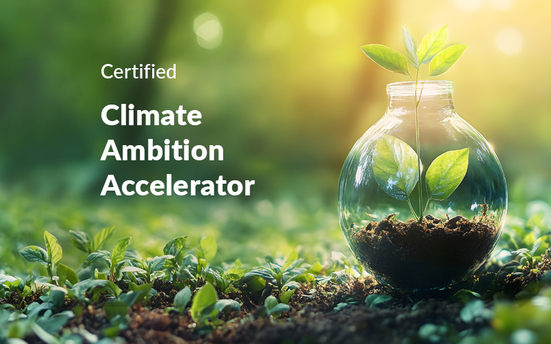 STARTEAM GLOBAL completed the Climate Ambition Accelerator programme ...